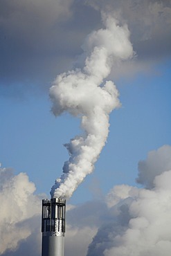 Smoking industry chimney