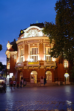 Opera Varna by night, Bulgaria, Europe