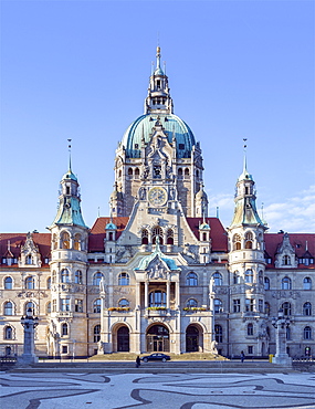 New town hall, Hanover, Lower Saxony, Germany, Europe