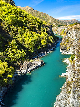 Canyon Kawarau Gorge, Kawarau River, Destrict Queenstown Lake, Otago Region, South Island, New Zealand, Oceania