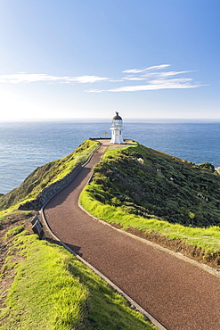 Lighthouse at Cape Reinga, Northland, North Island, New Zealand, Oceania