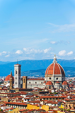 Florence Cathedral with the dome by Brunelleschi, UNESCO World Heritage Site, Florence, Tuscany, Italy, Europe