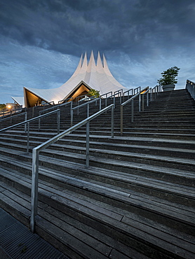 The Tempodrom at dusk, Berlin, Germany, Europe