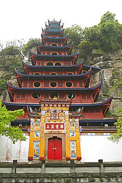 Shibaozhai Pagoda, Chongqing Province, China, Asia