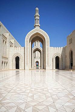 Great Sultan Qabus Mosque, Muscat, Oman, Asia