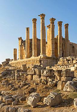 Temple of Zeus, Jerash, Jordan, Asia