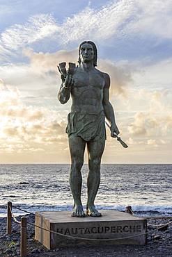 Hautacuperche Monument, La Puntilla, La Gomera, Valle Gran Rey, Canary Islands, Spain, Europe