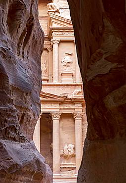 The Treasury, Al-Khazneh, Petra, Jordan, Asia