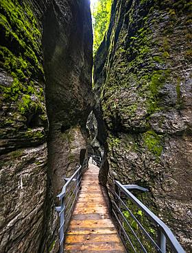 Aare Gorge at Haslital valley or Hasli Valley, Berner Oberland, Meiringen, Canton of Bern, Switzerland, Europe