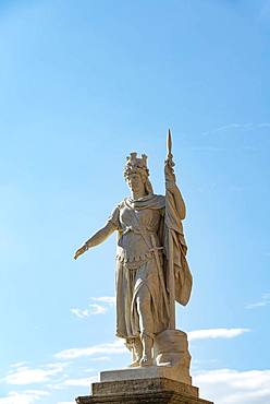 Neoclassical statue, Statua della Liberta, Piazza della Liberta, San Marino City, San Marino, Europe