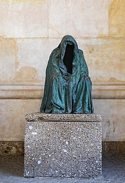 Bronze statue, Pieta, Salzburg Cathedral, Salzburg, Austria, Europe