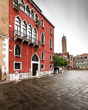 Leaning Tower of Campo Santo Stefano, Venice, Italy, Europe