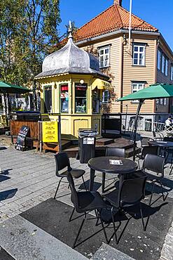 Pedestrian zone of Tromso, Norway, Europe