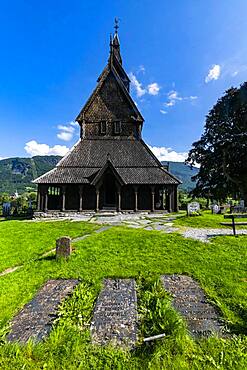 Hopperstad Stave Church, Vikoyri, Norway, Europe