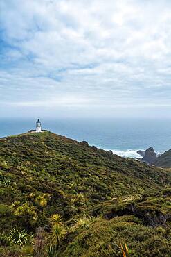 Cape Reinga Lighthouse, Cape Reinga, Te Rerenga Wairua, Northland, North Island, New Zealand, Oceania