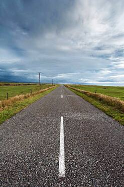 Empty road, Karamea, Buller District, West Coast, South Island, New Zealand, Oceania