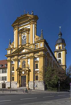 Protestant town church, baroque building from 1699, Kitzingen, Lower Franconia, Bavaria, Germany, Europe