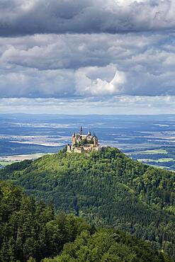 Hohenzollern Castle, Bisingen, Baden-Wuerttemberg, Germany, Europe