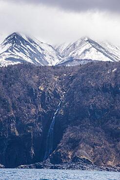 Frepe Waterfall, Unesco world heritage site Shiretoko National Park, Hokkaido, Japan, Asia