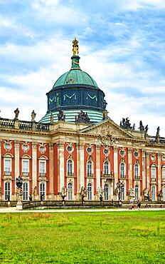 Neues Palais, Sanssouci, Potsdam, Brandenburg, Germany, Europe