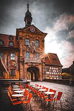 Old Town Hall, part of the Unesco World Heritage Site, Bamberg, Bavaria, Germany, Europe