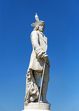 Statue at Prato della Valle square, Padua, Padova, Italy, Europe