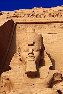 Abu Simbel, also Abu Simbal, Ebsambul or Isambul, temple of Ramses II Upper Egypt, Egypt, Africa