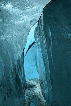 Ice cave, Skaftafell NP, Iceland, Europe