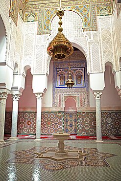 Moulay Ismael Mausoleum, Meknes, Morocco, Africa