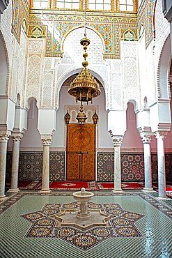 Moulay Ismael Mausoleum, Meknes, Morocco, Africa