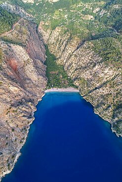 View of Butterfly Valley (kelebekler vadisi) aerial View