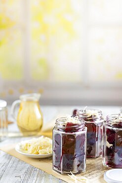 Food photography, beetroot (beta) pickling, beetroot