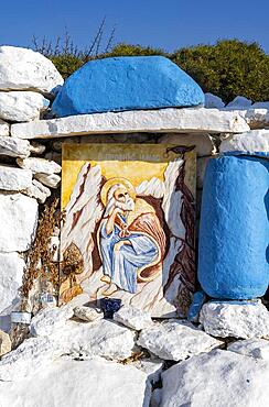 Greek Church, Nisida Koufonision, Koufonisia Archipelago within the Small Cyclades, Greece, Europe