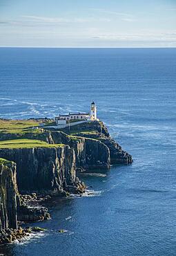 Neist Point, Lighthouse, Isle of Skye, Inner Hebrides, Scotland, United Kingdom, Europe