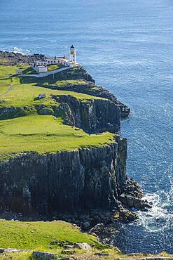 Neist Point, Lighthouse, Isle of Skye, Inner Hebrides, Scotland, United Kingdom, Europe