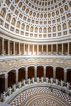 Interior design of the Historic Liberation Hall, Kehlheim, Bavaria, Germany, Europe