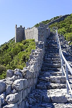 Fortress Wall, Mali Ston, Dubrovacko-Neretvanska, Croatia, Europe