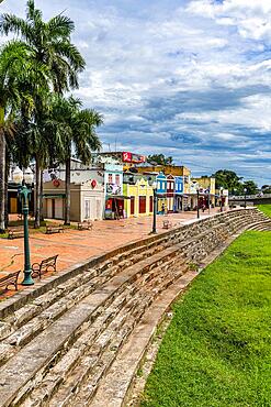 Tiny stores along the acre river, Rio Branco, Acre state, Brazil, South America