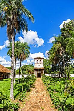 Bell tower, San Miguel de Velasco mission, Unesco site Jesuit Missions of Chiquitos, Bolivia, South America