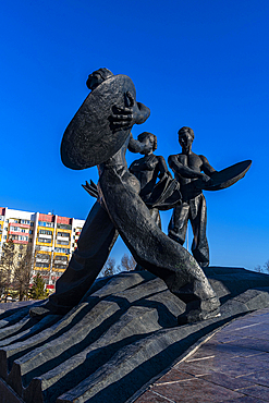 Conquerors of Virgin Land Monument, Kostanay, northern Kazakhstan