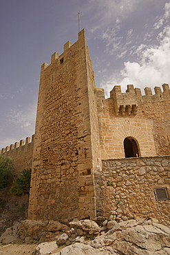 Castell de Capdepera, Arta, Llevant, Cala Ratjada, Cala Rajada, Capdepera, Balearic Islands, Balearic Islands, Mediterranean Sea, Spain, Europe