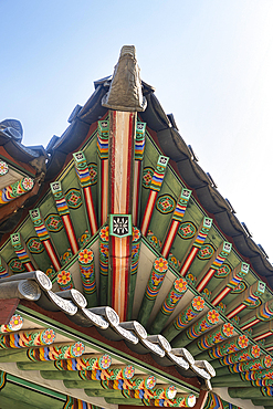 Colourful decorations at Huijeongdang Hall, Changdeokgung Palace, Jongno-gu, Seoul