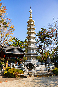 Traffic Safety Pagoda, eight-storey, Haedong Yonggungsa Temple, Busan, Gyeongsangnam-do Province