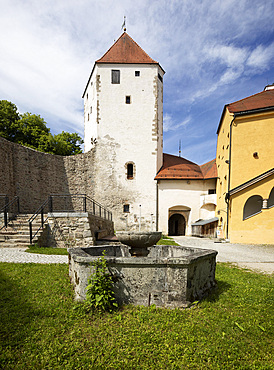 Neuburg am Inn Castle, Neuburg am Inn, Lower Bavaria, Bavaria, Germany, Europe