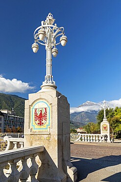 At the post bridge in Merano, South Tyrol