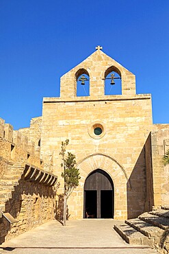 Church on the medieval fortress of Capdepera, Majorca