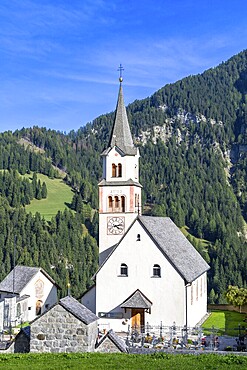 Church of San Leonardo in Bulla, Bulla, above Ortisei, South Tyrol