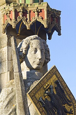 Statue Bremer Roland on market square in Bremen