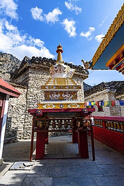 Historical village of Marpha, Jomsom, Nepal, Asia