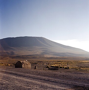 Atacama Desert Bolivia Plateau Mountain Panorama Residential House